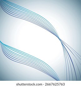 blau fließende Linien Design Pro