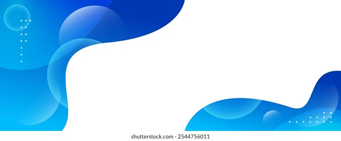 Fondo de Anuncio abstracto de fluido azul