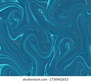 Fondo de remolino abstracto fluido azul con líneas fluidas, textura suave, arte digital moderno y patrón creativo para imágenes de tecnología y Fondo de pantalla artístico.