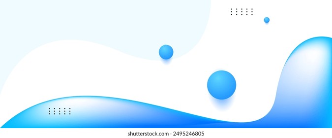 blue fluid background for banner, poster, presentation, etc.