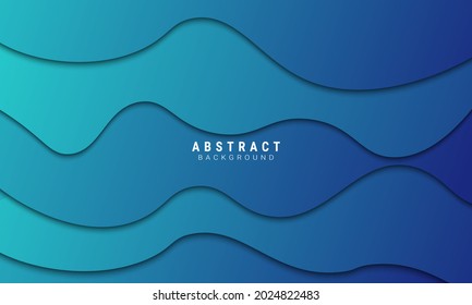 Blue fluid color background. Dynamic textured geometric element. Modern gradient light vector illustration.