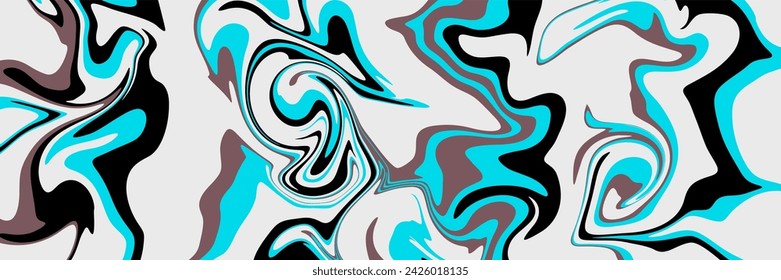 blue fluid liquid flow abstract background pattern