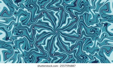 Blue Fluid Swirl Background, Flowing Fluid Style Abstract Background.