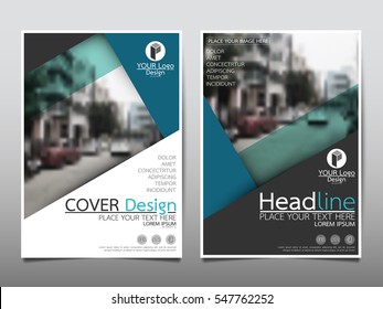 Blue flyer cover business brochure vector design, Leaflet advertising abstract background, Modern poster magazine layout template, Annual report for presentation.