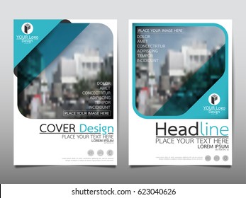 Blue Flyer Cover Business Brochure Vector Design, Leaflet Advertising Abstract Background, Modern Poster Magazine Layout Template, Annual Report For Presentation.