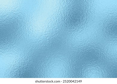 Blue foil with frosted glass texture for winter ,christmas background. Vector illustration.