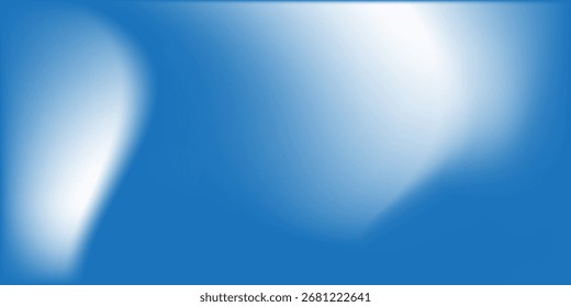 Vector de lámina azul con textura de espejo de metal. superficie degradada azul con fondo simple de brillo claro. arte de textura