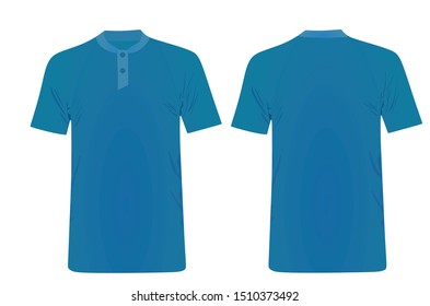 Blue Forge Polo Shirt Vector Illustration Stock Vector (Royalty Free ...