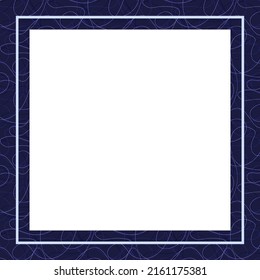 blue frame with clipping path. abstract background vector