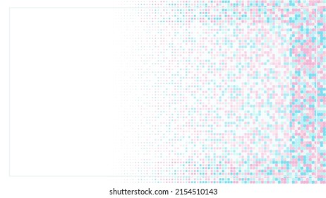 blue  frame mosaic design vector background