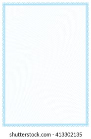 Blue frame with protective grid