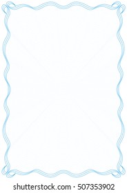 Blue frame with protective grid