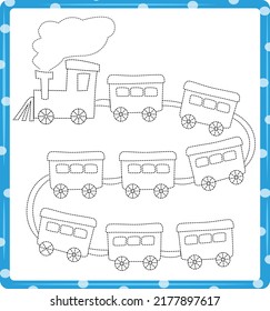 Blue Frame, Train, Dot Work