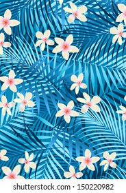 Blue frangipani