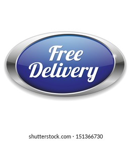 Blue free delivery button