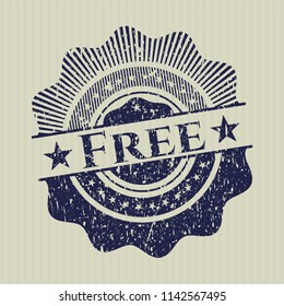 Blue Free distress rubber grunge texture stamp