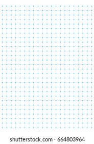 blue full page centimeter Dot Paper vector
