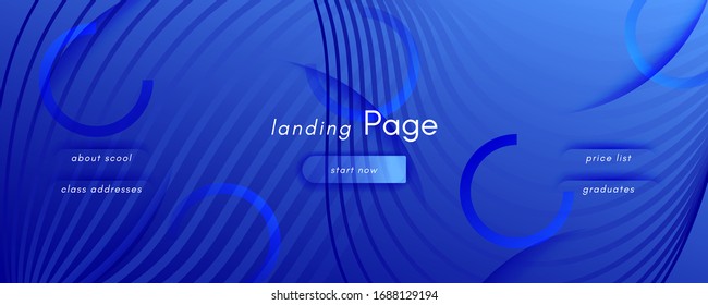 Blue Futuristic Abstract. Business Liquid. 3d Gradient Background. Modern Color Banner. Minimal Futuristic Abstract. Fluid Shape Website. 3d Flow Brochure. Blue Futuristic Abstract.