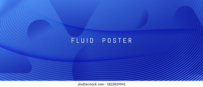 Blue Futuristic Abstract. Creative Flyer. 3d Geometric Landing Page. Vibrant Vivid Texture. Business Futuristic Abstract. Flow Shape Magazine. 3d Fluid Pattern. Blue Futuristic Abstract.