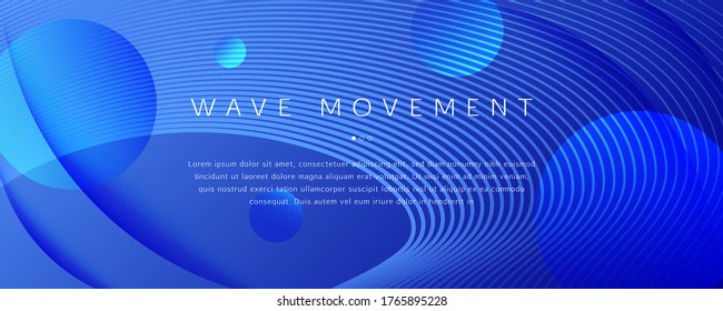 Resumen Futurista Azul. Diseño digital. Fondo de degradado 3d. Afiche de color ondulado. Resumen futurista de negocios. Sitio web de la forma de flujo. 3 quinquies Textura fluida. Resumen Futurista Azul.