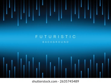 Blue Futuristic Abstract technology background Hi-tech system concept vector illustration