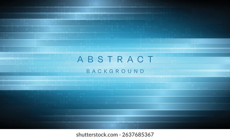 Blue Futuristic Abstract technology background Hi-tech system concept vector illustration