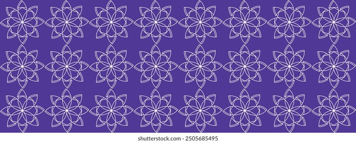 Blue Futuristic Background Colour With New Geometric Arabic Pattern