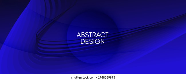 Blue Futuristic Background. Flow Line Pattern. 3d Movement. Wave Business Liquid. Gradient Vibrant Futuristic Background. Fluid Website. Deep Brochure. Futuristic Background.
