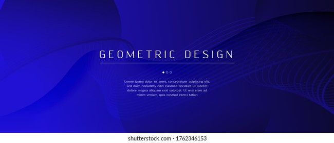 Blue Futuristic Background. Flow Shapes Brochure. Abstract Landing Page. Curve Minimal Stripes. Gradient Modern Futuristic Background. Fluid Template. Black Poster. Futuristic Background.