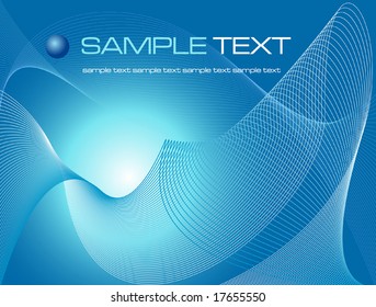 blue futuristic background - vector illustration