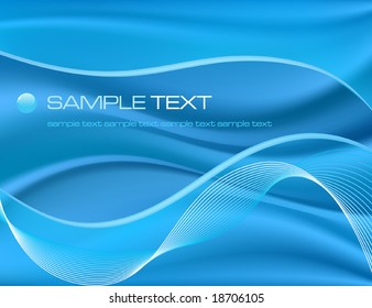 blue futuristic background - vector illustration