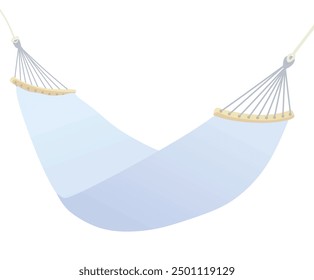 Blue  garden swing. vector illustration