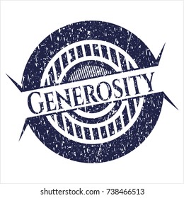 Blue Generosity distressed rubber texture