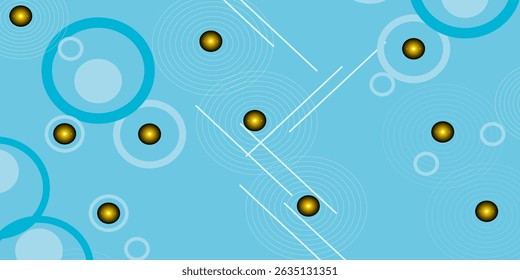 Fondo abstracto geométrico azul. Ilustración vectorial de fondo azul celeste de Anuncio. eps10