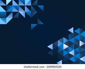 Blue geometric abstract background design. Tringle geometric texture background Can be adapt to Brochure, Annual Report, Magazine, Poster, Corporate Presentation, Portfolio, Flyer, Banner, Web.
