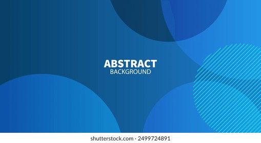 Blue geometric abstract background. Dynamic shapes composition. Vector illustration