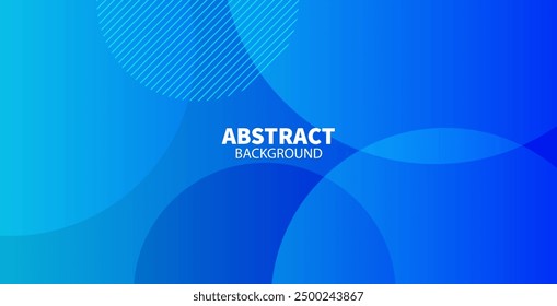 Blue geometric abstract background. Dynamic shapes composition. Eps10 