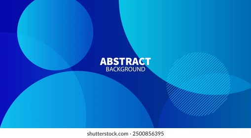Blue geometric abstract background. Dynamic shapes composition. Vector eps10 