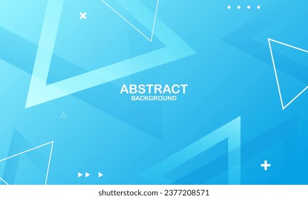 Blue geometric abstract background. Eps10 vector