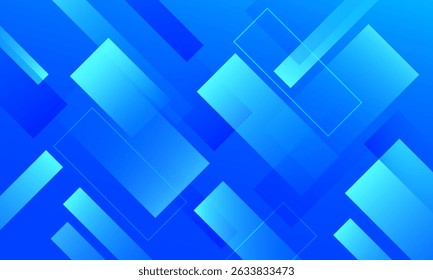Fondo abstracto geométrico azul. Vector Eps10