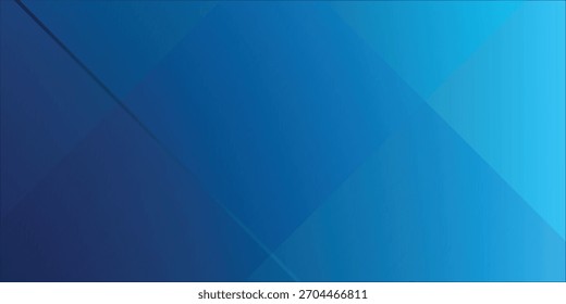 Blue Geometric Abstract Background With Gradients And Overlapping Diagonal Shapes For Modern Design eps10
