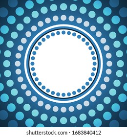 Fondo abstracto geométrico azul. Plantilla de tarjeta de felicitación para el día festivo. Ilustración vectorial.