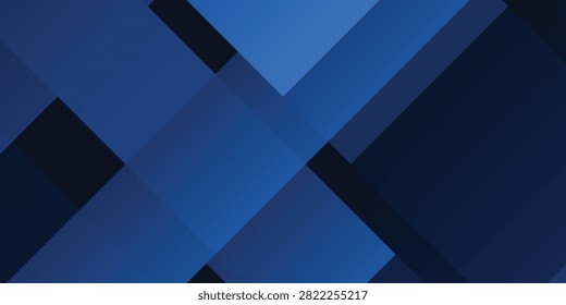 Blue geometric abstract background with intersecting layered rectangles creating bold modern visual depth suitable for business presentations branding websites advertising templates and contemporary digital creative applications.