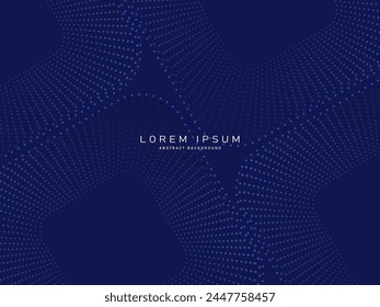 Blue geometric abstract background. Minimal geometric. Trendy gradient shape design. Modern futuristic graphics. Suitable for banners, brochures, business, pamphlets, posters, websites, etc.
