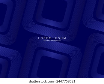 Blauer geometrischer abstrakter Hintergrund. Minimal geometrisch. Trendy Gradientenform Design. Moderne futuristische Grafik. Geeignet für Banner, Broschüren, Unternehmen, Prospekte, Plakate, Websites, etc.