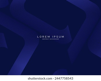 Blue geometric abstract background. Minimal geometric. Trendy gradient shape design. Modern futuristic graphics. Suitable for banners, brochures, business, pamphlets, posters, websites, etc.