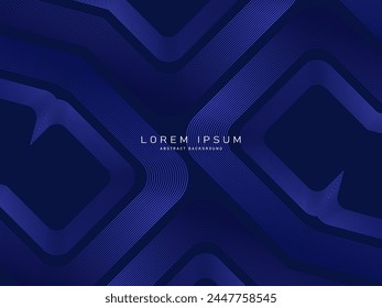 Fondo abstracto geométrico azul. Mínimo geométrico. Diseño moderno de la forma del degradado. Gráficos futuristas modernos. Adecuado para Anuncios, folletos, negocios, Panfletos, carteles, Sitios web, etc.