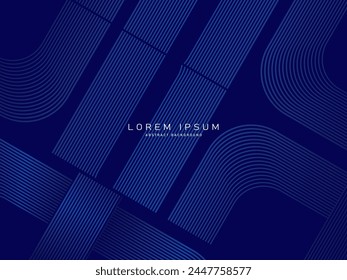 Blue geometric abstract background. Minimal geometric. Trendy gradient shape design. Modern futuristic graphics. Suitable for banners, brochures, business, pamphlets, posters, websites, etc.