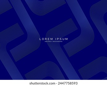 Fondo abstracto geométrico azul. Mínimo geométrico. Diseño moderno de la forma del degradado. Gráficos futuristas modernos. Adecuado para Anuncios, folletos, negocios, Panfletos, carteles, Sitios web, etc.