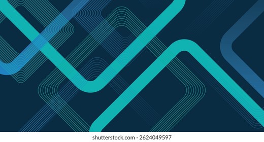 Fondo abstracto geométrico azul. Geométrica mínima. Diseño de moda de la forma del gradiente. Gráfico futurista moderno. Traje para el Anuncio, folleto, negocio. Prima por Ilustración vectorial